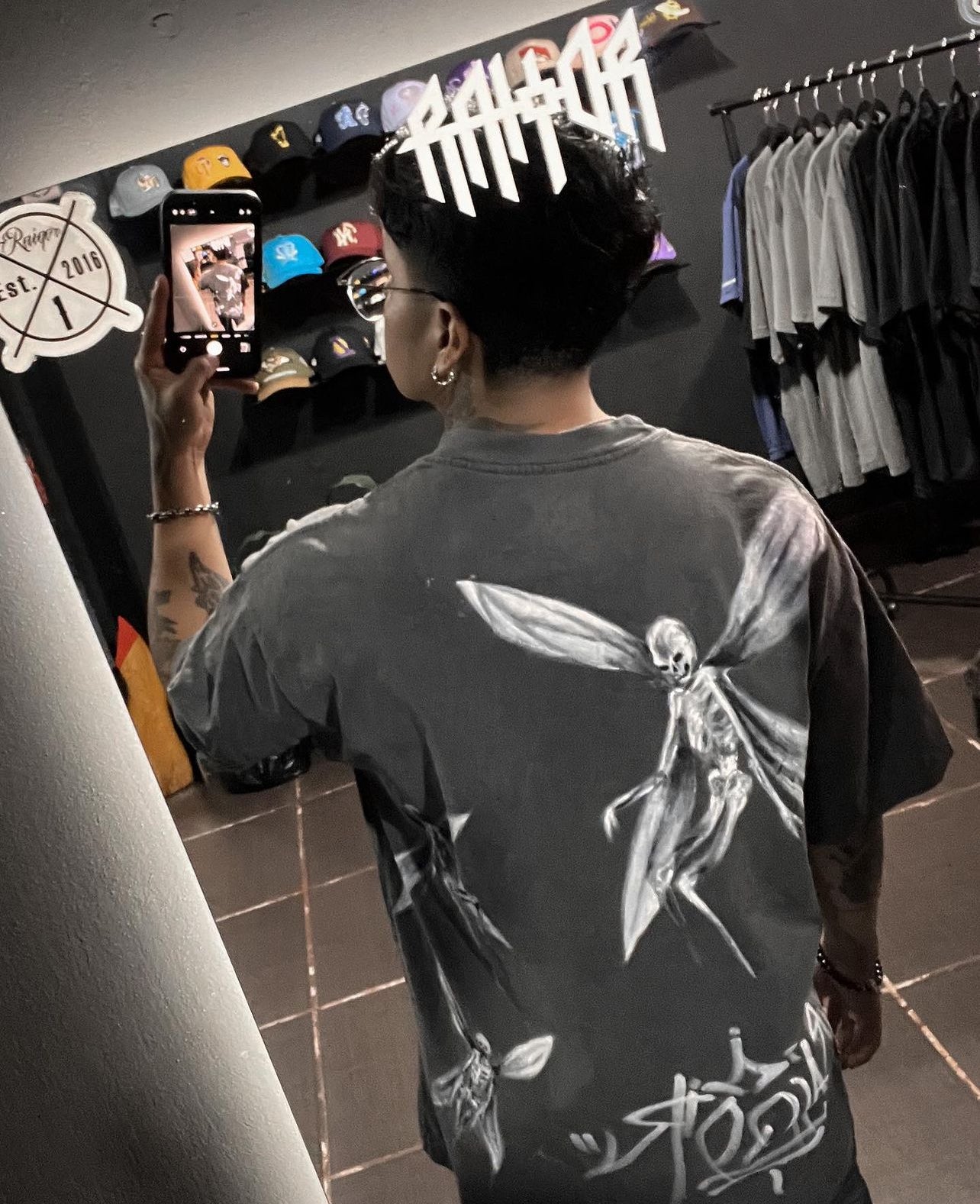 Butterfly tee custom